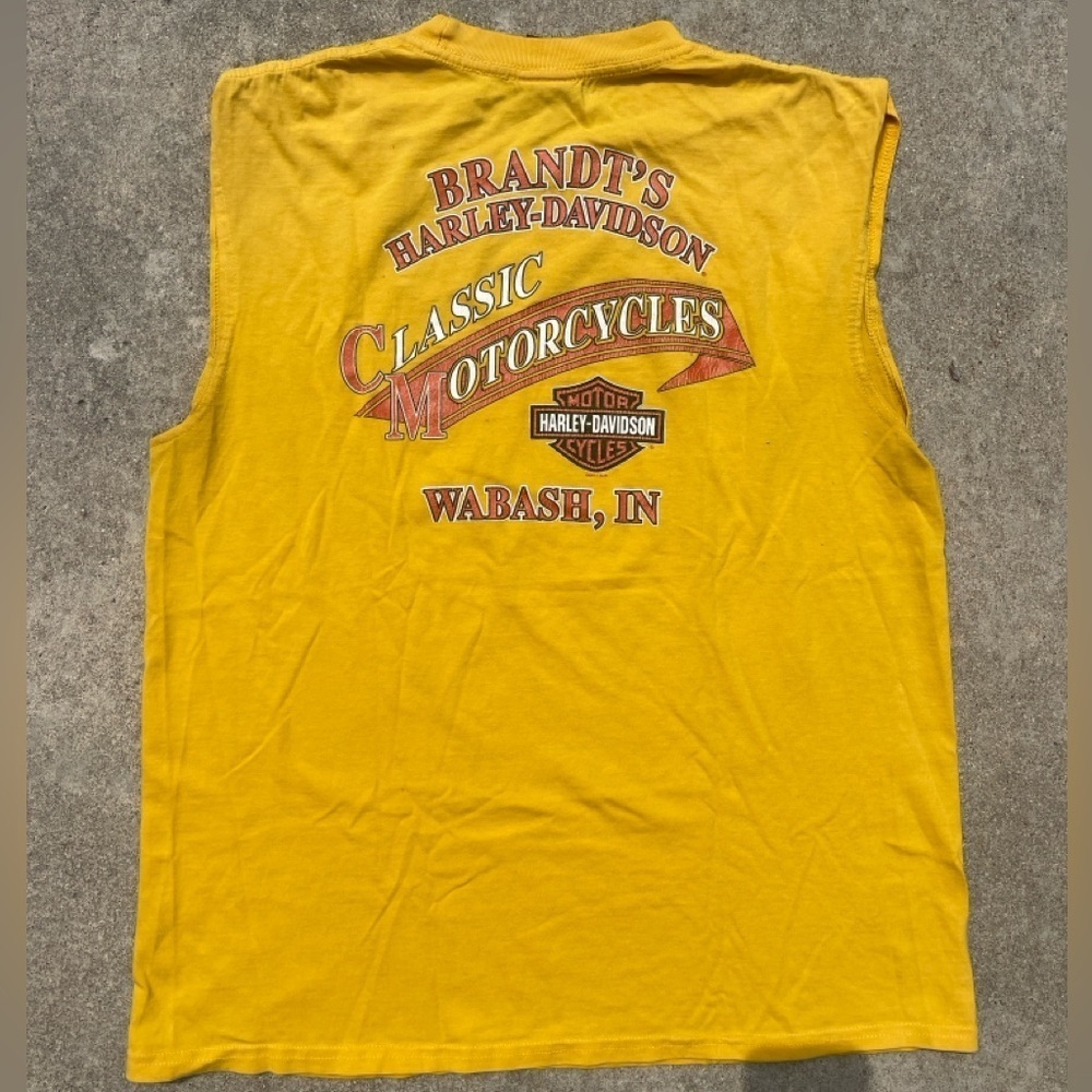 Harley-Davidson Graphic cut off tank